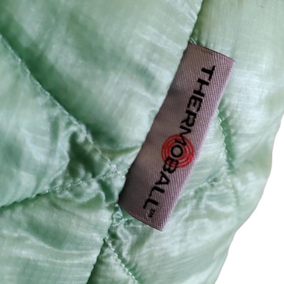 The North Face ThermoBall  Quilted Zip Vest Surf Green Small - Picture 5 of 12